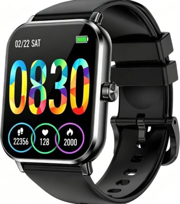 Jacoosa Smart Watch for Men Women, 1.83" HD Fitness Tracker with Heart Rate Monitor, Sleep Tracking, 100+ Sports Modes, IP68 Waterproof Smartwatch for Android iOS