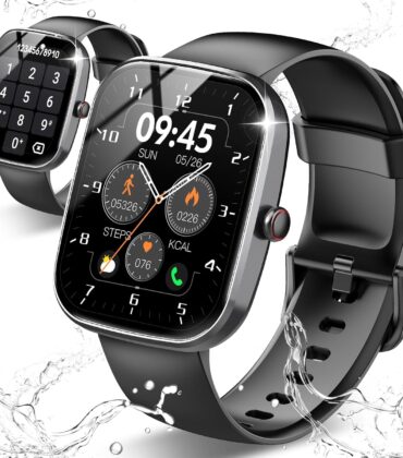 Csasan Smart Watch for Men Women(Answer/Make Call), 1.91" HD Screen Smartwatch Heart Rate/Sleep/Steps Monitor, 100+ Sports Fitness Watch, IP68 Waterproof Activity Trackers for Android iOS Black