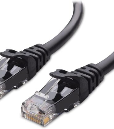 Cable Matters 10Gbps Snagless Cat 6 Ethernet Cable - 25ft, Cat 6 Cable, Cat6 Cord, Ethernet Cord, Black